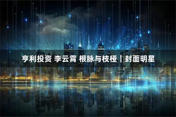 亨利投资 李云霄 根脉与枝桠｜封面明星