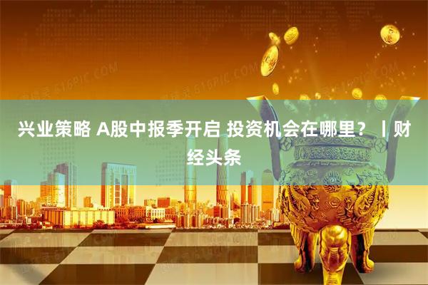 兴业策略 A股中报季开启 投资机会在哪里？丨财经头条